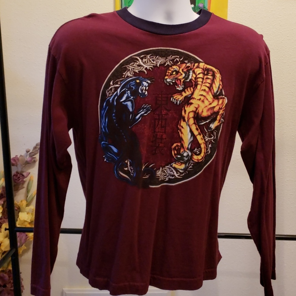 XL Youth Top Heavy Long Sleve T-shirt
